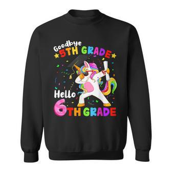 Goodbye 5Th Grade Hello 6Th Grade Graduation Unicorn Girls Sweatshirt | Mazezy CA