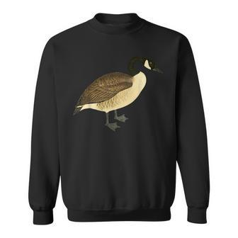 Goose Bird Cute Vintage Graphic Canadian Goose Sweatshirt | Mazezy
