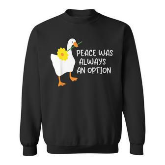 Goose I Choose Peace Sweatshirt | Mazezy
