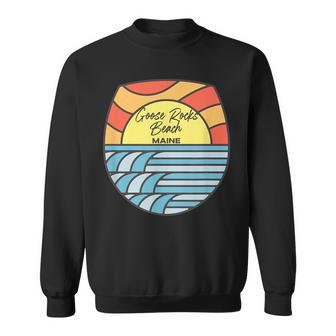 Goose Rocks Beach Maine Me Sunset Sunrise Souvenir Sweatshirt | Mazezy AU