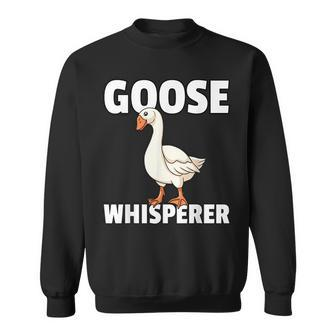 Goose Whisperer Gift For Geese Farmer Sweatshirt | Mazezy