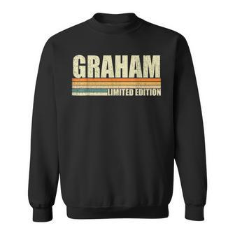 Graham Gift Name Personalized Funny Retro Vintage Birthday Sweatshirt | Mazezy