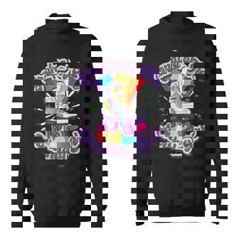 Grandpa Of Birthday Girl Funny Retro Roller Skate Gift Men Sweatshirt | Mazezy