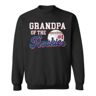 Grandpa Of Rookie 1 Years Old Team 1St Birthday Baseball Sweatshirt | Mazezy