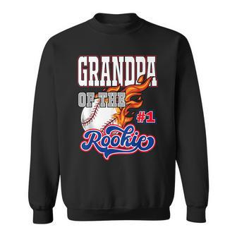 Grandpa Of The Rookie 1 Years Old Team Matching Family Party Sweatshirt | Mazezy