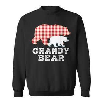 Grandy Plaid Great Bear Daddy Grandpa Father Day Proud Gift Sweatshirt | Mazezy