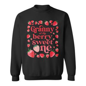 Granny Of The Berry Sweet One Strawberry First Birthday 1St Sweatshirt | Mazezy CA