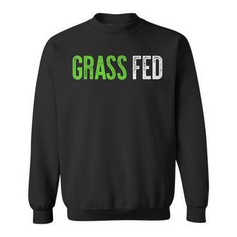 Grass Fed Vegetarian Sweatshirt | Mazezy