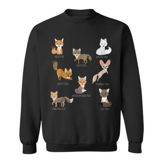 Gray Fox Kit Fox Tibetan Fox Arctic Fox Swift Fox Sweatshirt | Mazezy