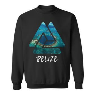 Great Blue Hole Belize Travel Gift Belize Funny Gifts Sweatshirt | Mazezy