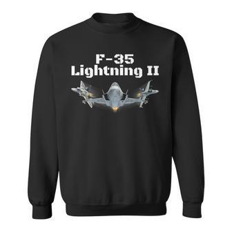 A Great F-35 Lightning Ii Aviation Sweatshirt | Mazezy