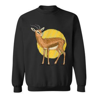 Great Gazelle Thomson Gazelle Savannah Desert African Sweatshirt | Mazezy