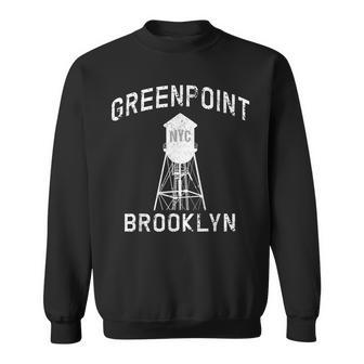 Greenpoint Brooklyn Water Tower Nyc Brooklynite Sweatshirt | Mazezy