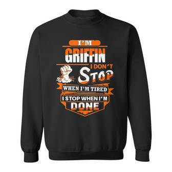 Griffin Name Gift Im Griffin Sweatshirt - Seseable