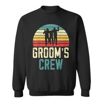 Grooms Crew Groom Squad Stag Night Bachelor Party Gift For Mens Sweatshirt | Mazezy