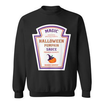 Group Condiments Diy Halloween Costume Pumpkin Sauce Sweatshirt | Seseable CA