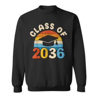 Grow With Me Class Of 2036 Vintage Graduation Preschool Sweatshirt - Seseable