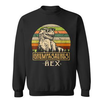 Grumpasaurus Trex Funny For Grumpy Dad Grandpa Fathers Day Sweatshirt | Mazezy UK