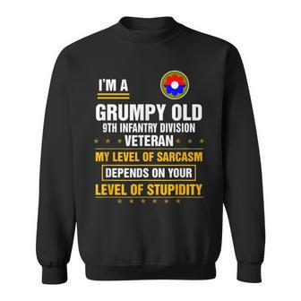 Grumpy Old 9Th Infantry Division Veteran Veterans Day Sweatshirt | Mazezy