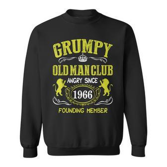 Grumpy Old Man Club Angry Since 1966 Founder Member Sweatshirt | Mazezy