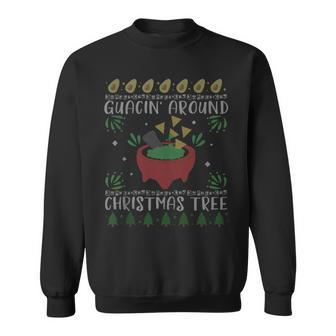 Guacin' Around The Christmas Tree Ugly Christmas Sweater Sweatshirt - Monsterry UK