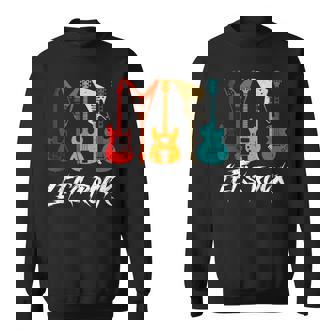 Guitar Player Guitarist Rock Music Lover Guitar Sweatshirt | Mazezy