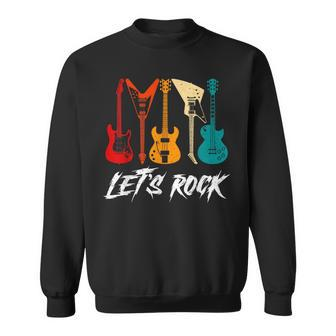 Guitarist Guitar Player Rock Music Lover Guitar Sweatshirt | Mazezy