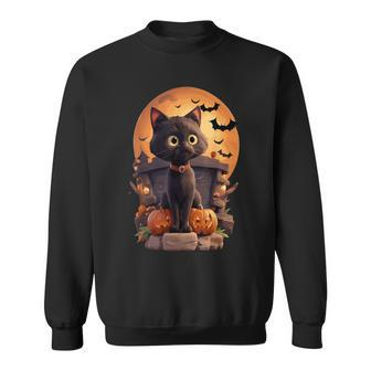 Halloween Cats Cat Halloween Sweatshirt - Monsterry CA
