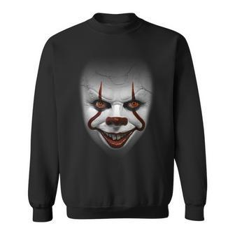 Halloween Party Blood Zombie Killer Horror Clown Face Halloween Sweatshirt | Mazezy