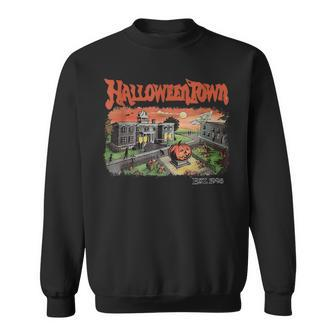 Halloween Town Est 1998 Halloween Horror Spooky Graphic Sweatshirt - Thegiftio UK
