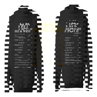 Hana Name Gift Hana Facts Sweatshirt - Seseable