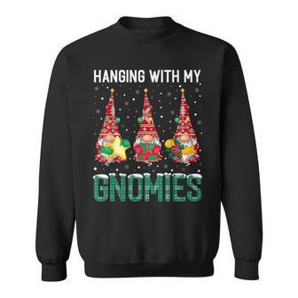 Hanging With My Gnomies Ugly Christmas Sweater Sweatshirt | Mazezy