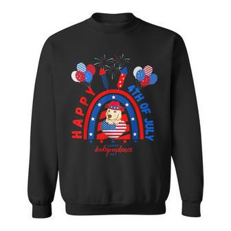 Happy 4Th Of July 2023 For Kids Funny Dog 4Th Of July 2023 Sweatshirt | Mazezy
