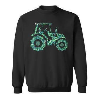 Happy Dot Day Cute Dot Tractor Sweatshirt - Seseable