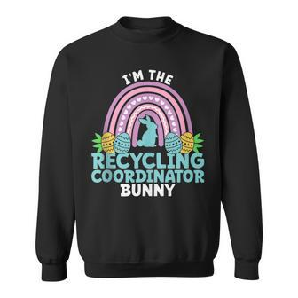 Happy Easter Day I'm The Recycling Coordinator Bunny Sweatshirt | Mazezy