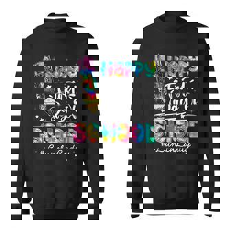 Happy First Day Of School Team Lunch Lady Back To School Sweatshirt - Seseable