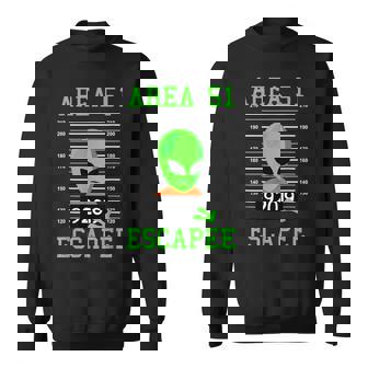 Happy Halloween Alien Escape Area 51 Vintage Alien Costume Halloween Funny Gifts Sweatshirt | Mazezy