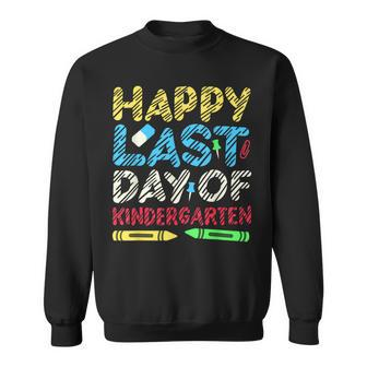 Happy Last Day Of Kindergarten Graduation 2023 Student Kids Sweatshirt | Mazezy