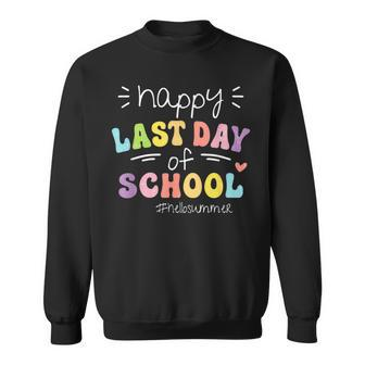 Happy Last Day Of School Cute Outfit For End Of School Year Sweatshirt | Mazezy
