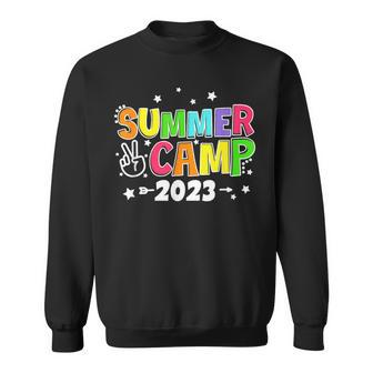 Happy Summer Camp Love Outdoor Activities For Boys Girls Sweatshirt | Mazezy