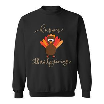 Happy Thanksgiving Simple Sweatshirt - Thegiftio UK