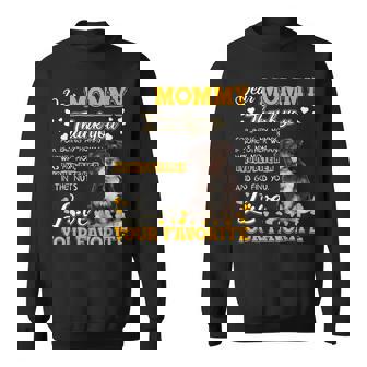 Havanese Dear Mommy Thank You For Being My Mommy Sweatshirt - Monsterry