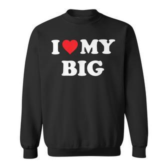 I Heart My Big Matching Little Big Sorority Sweatshirt | Mazezy