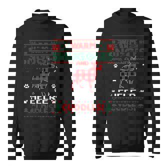 Heeler Dog Lover Christmas Pajama Xmas Ugly Christmas Sweatshirt - Thegiftio