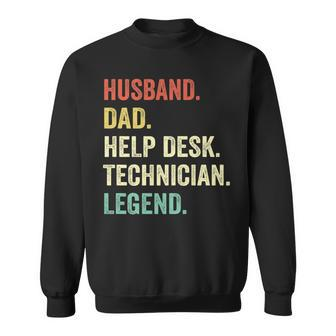 Help Desk Technician It Helpdesk Engineer Geek Nerd Sweatshirt | Mazezy
