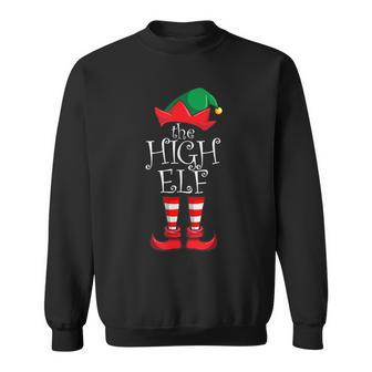 High Elf Matching Family Christmas Party Pajama High Elf Sweatshirt - Seseable