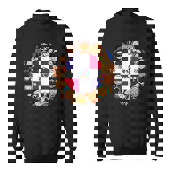 Hispanic Heritage Dominican Republic Flag Kid Boy Dominicana Sweatshirt | Mazezy
