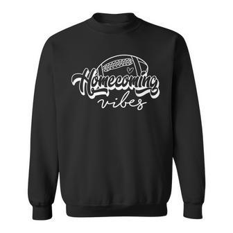 Hoco 2023 Homecoming Vibes American Football Game Day School Sweatshirt | Mazezy