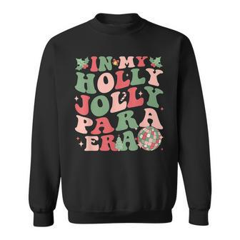 In My Holly Xmas Jolly Para Era Retro Christmas Jolly Para Sweatshirt - Thegiftio UK