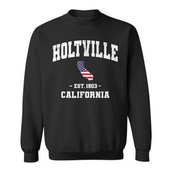 Holtville California Ca Vintage State Athletic Sports Sweatshirt | Mazezy